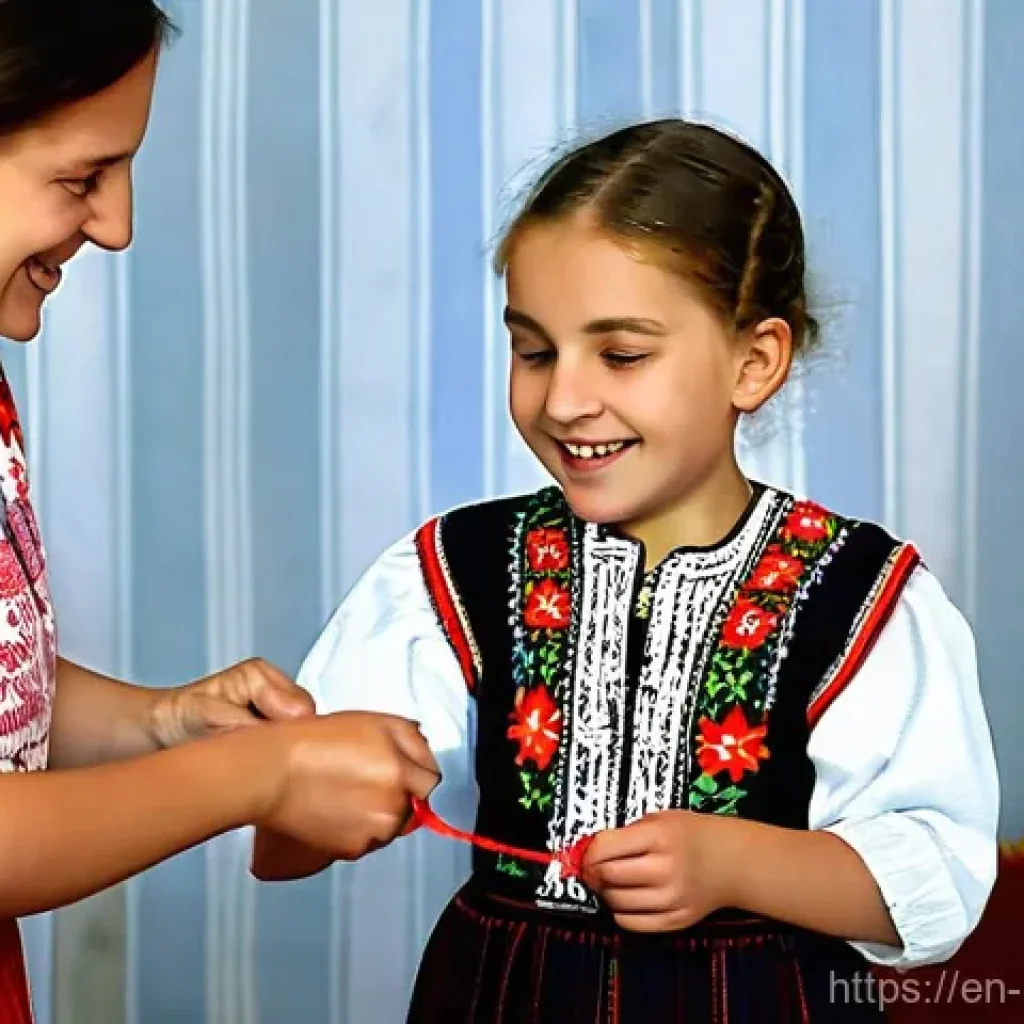 몰도바의 민족 구성 - **A Vibrant Martisor Celebration in a Moldovan Home**
    A heartwarming and brightly lit indoor sce...