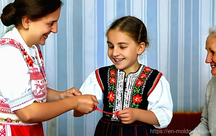 몰도바의 민족 구성 - **A Vibrant Martisor Celebration in a Moldovan Home**
    A heartwarming and brightly lit indoor sce...