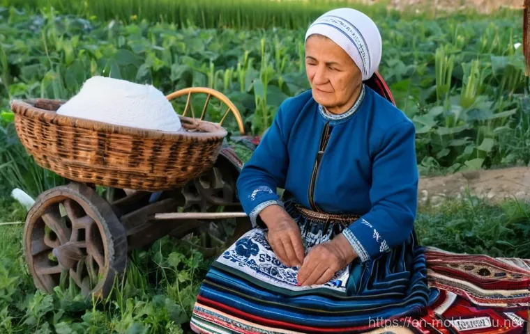 몰도바의 민족 구성 - **Bustling Multi-Ethnic Market in Bălți**
    A dynamic and lively open-air market scene in Bălți, M...