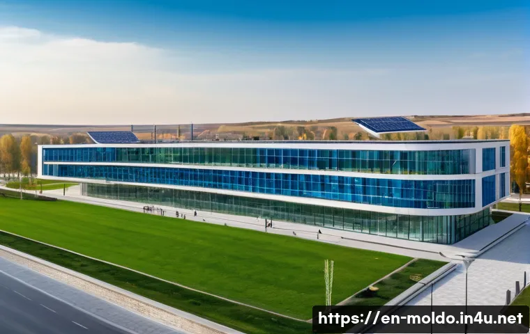 몰도바 대학 순위 - A modern university campus in Moldova featuring a state-of-the-art engineering and IT building with ...